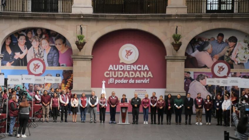 Delfina Gómez realiza tercera audiencia ciudadana para la transformación del Estado de México