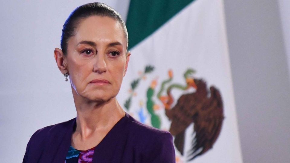 Claudia Sheinbaum, presidenta de México, durante su intervención en la 'Mañanera del Pueblo'.