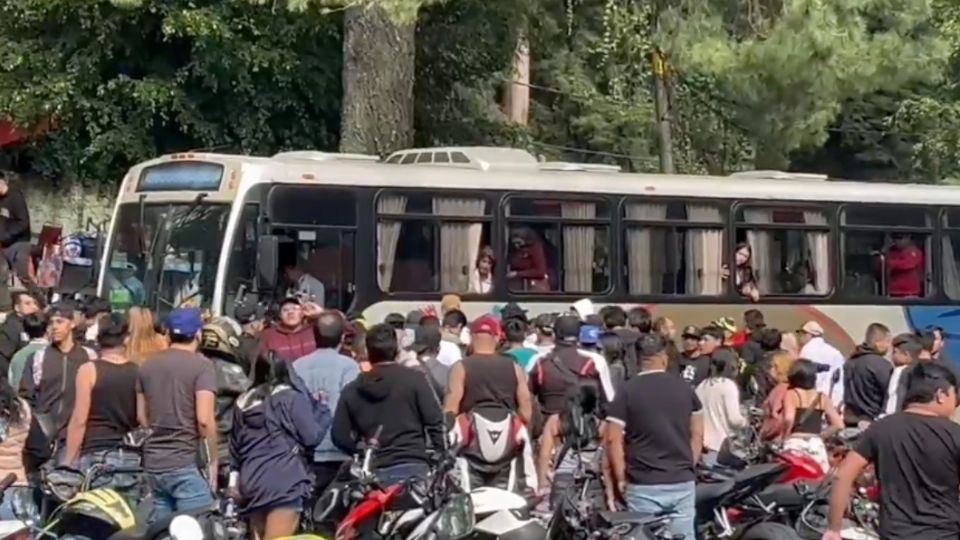 El accidente quedó grabado en video.