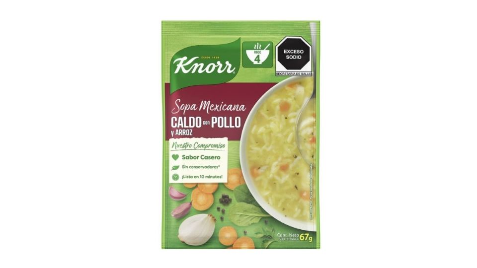 La marca sostiene en su portal que este producto es saludable porque contiene zanahoria.