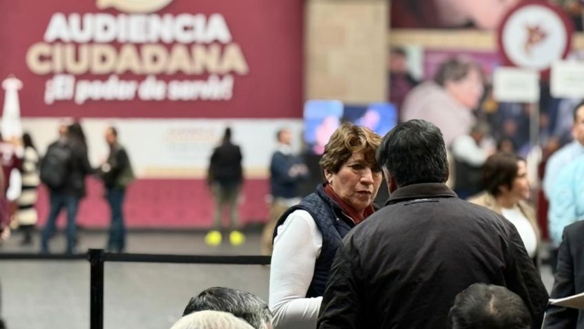 Delfina Gómez suma 3 mil personas en audiencias ciudadanas