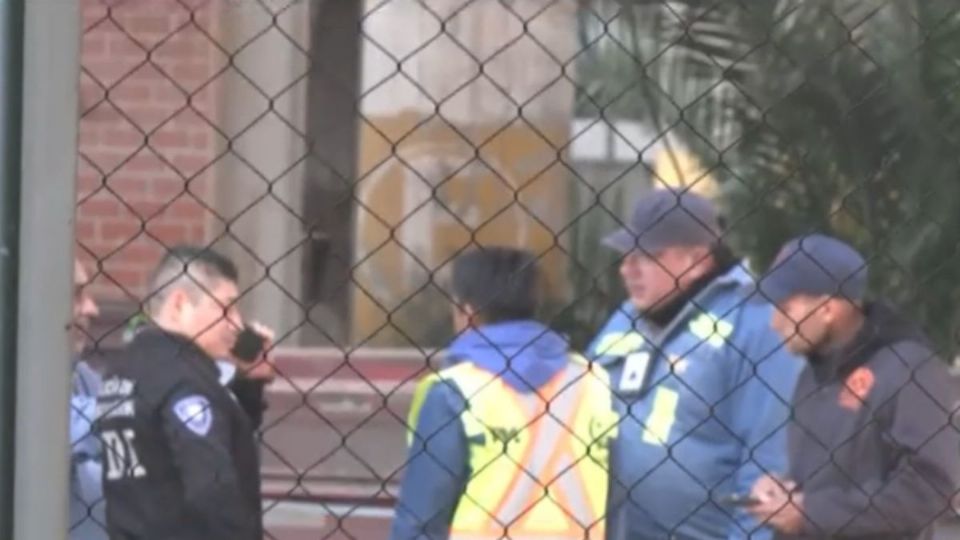 La persona cayó del puente dentro del suburbano.