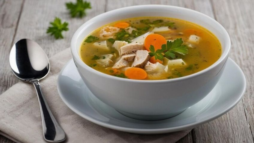 Caldo de pollo antigripal, receta paso a paso para curar los síntomas del resfriado