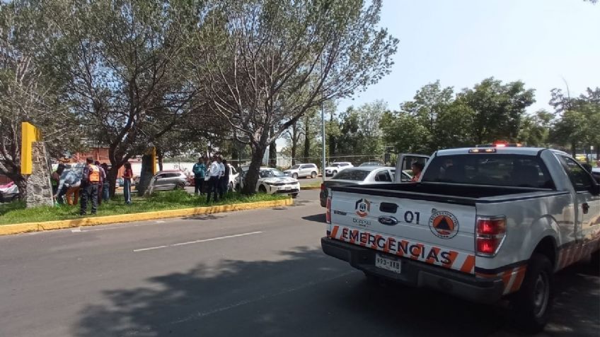 Una estudiante de la UNAM se confunde de pedales y atropella a trabajador en Ciudad Universitaria