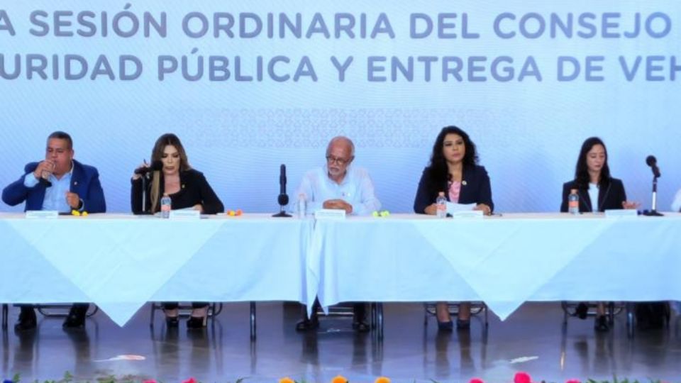 El gobernador Miguel Ángel Navarro Quintero encabezó la primera sesión ordinaria el Consejo Estatal de Seguridad Pública de Nayarit.