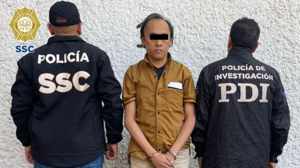 El hombre, de 49 años de edad, fue trasladado al Reclusorio Preventivo Varonil de la Ciudad de México.