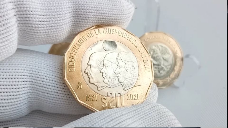 La moneda conmemorativa del Bicentenario de la Independencia de México