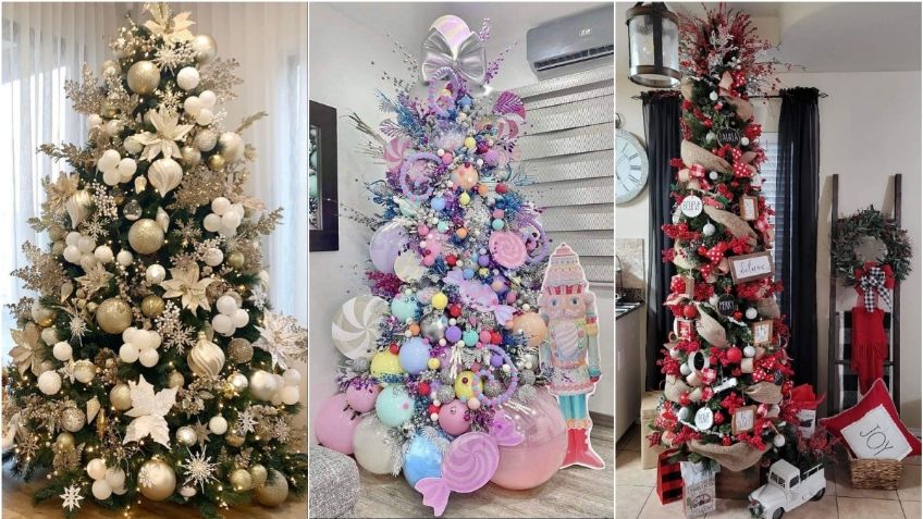 Conoce los árboles de Navidad y las decoraciones que serán tendencia este 2024