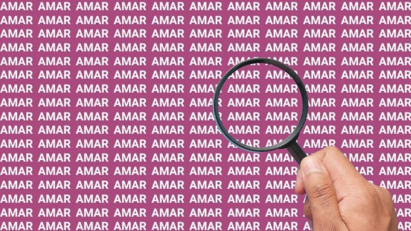 Solo una mente con un coeficiente alto encuentra la palabra ‘Amor’ en menos de 5 segundos