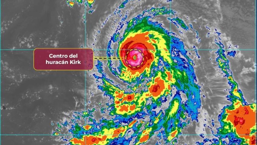 Huracán Kirk se intensifica "rápidamente" a categoría 3: ¿México está en riesgo?