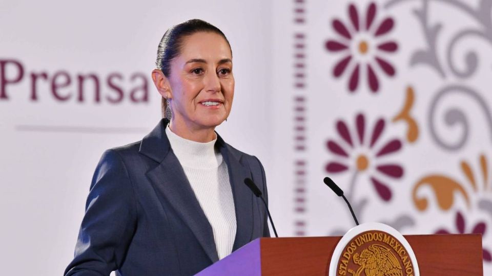 Presidenta de México, Claudia Sheinbaum en su conferencia matutina