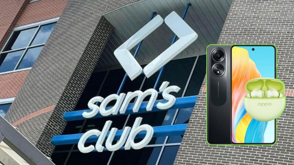 Sams Club: oferta en teléfono Oppo. Fuente: producción El Heraldo de México