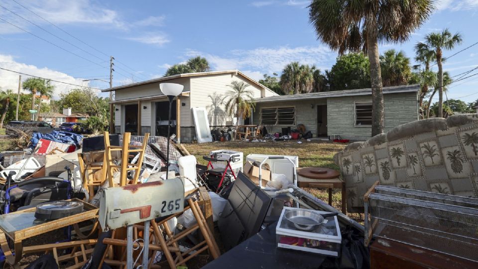 Una escena de destrucción provocada por el fenómeno natural en el estado de Florida.