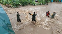 Lluvias causan daños en los municipios de Teapa y Tacotalpa en Tabasco