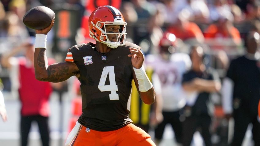 Deshaun Watson de los Cleveland Browns sufre lesión en el tendón de Aquiles