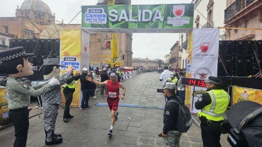 Todo un éxito la Gran Carrera por la Paz, organizada por la Guardia Nacional y el Gobierno de Zacatecas