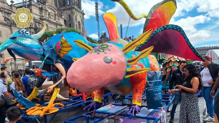 Sistema penitenciario de la CDMX participa por vez primera en Desfile de Alebrijes