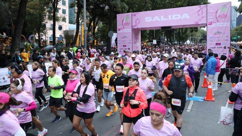 Más de 4 mil corredoras y corredores participan en la 3ra Carrera con Causa “Mi Lucha es Rosa” del IMSS