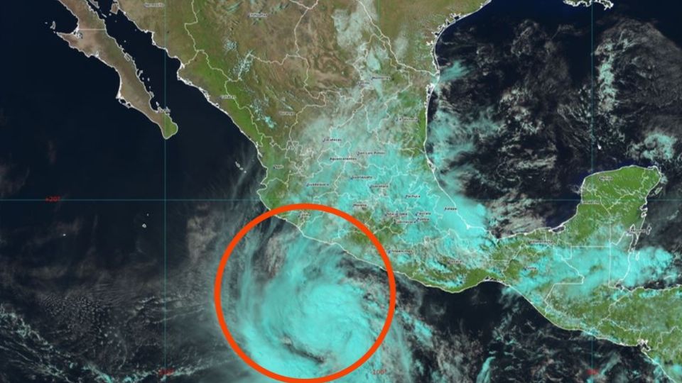 El fenómeno se desarrolló frente a costas de Guerrero y Michoacán.