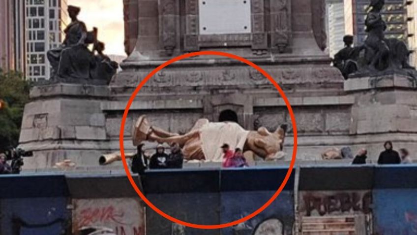 ¿Qué película están grabando en el Ángel de la Independencia, que desató preocupaciones por supuesto colapso de estatua?