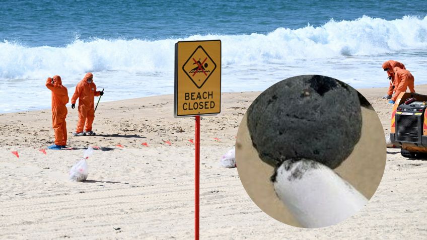 Esto es lo que debes hacer si encuentras las bolas negras que aterrorizan las playas de Oceanía