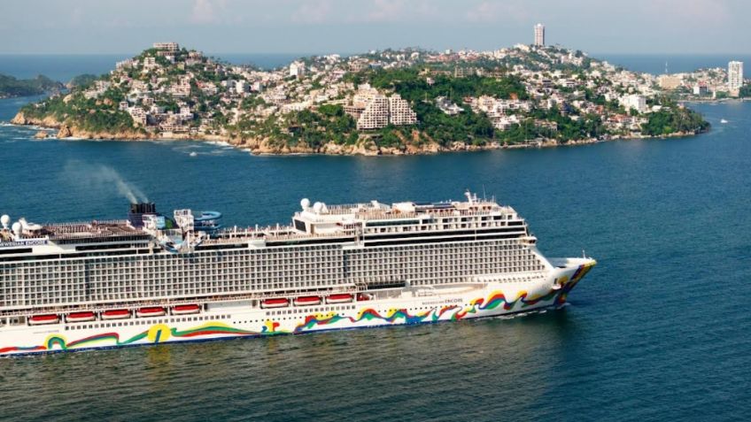 Con fiesta guerrerense da Evelyn Salgado bienvenida al crucero Norwegian Encore en Acapulco