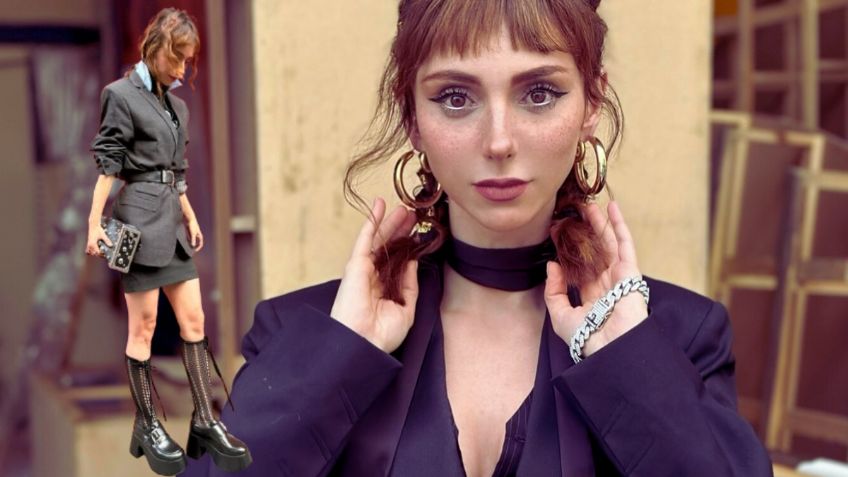 Natalia Téllez impone moda con mocasines chunky, el calzado más moderno para este otoño