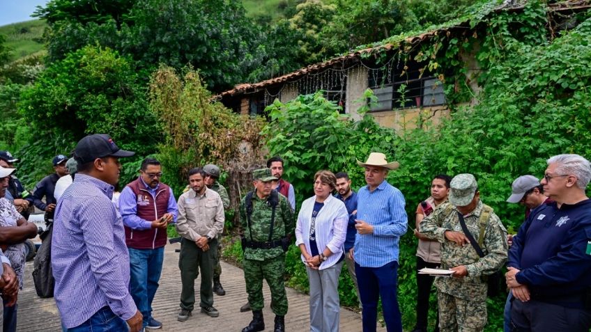 Delfina Gómez Álvarez alista reubicación de 75 familias afectadas por las lluvias en Tejupilco