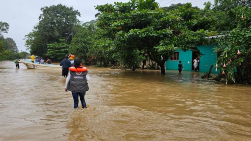 Veracruz: 50 mil hectáreas de caña afectadas por lluvias en Hueyapan de Ocampo