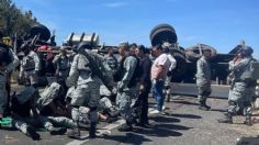 Accidente vehicular en Maravatio deja el saldo de 3 agentes de la Guardia Nacional