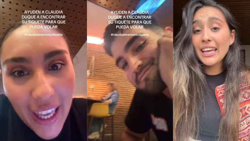 ¿Quién es Claudia Duque? Mujer recibe su boleto de avión y ahora todo TikTok acusa a su novio de serle INFIEL | VIDEO