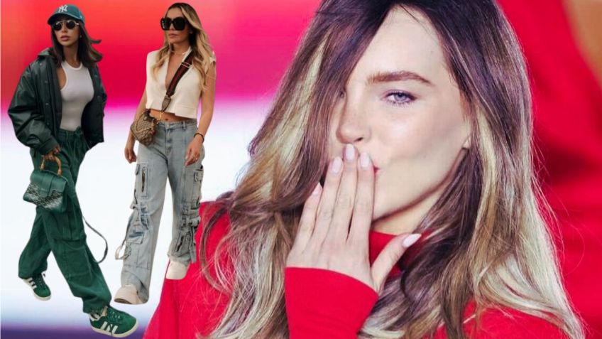 Belinda revive la moda de los años 2000 con su pantalón cargo, la prenda que lidera el street style este otoño