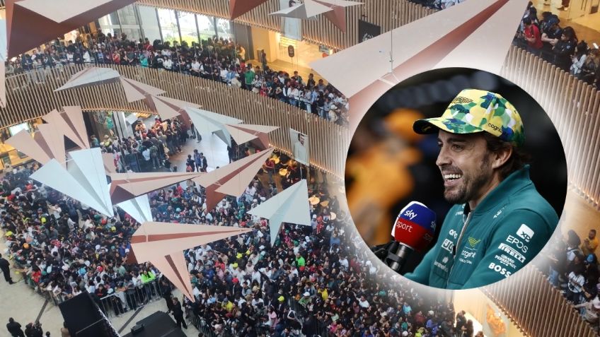 Fernando Alonso convive con aficionados mexicanos: “Siempre es emocionante venir a un país que quiero"