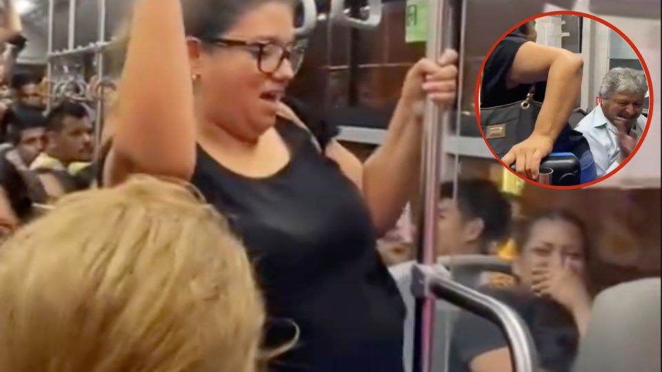 Una mujer está siendo tendencia por bailar la canción del Tazo Dorado al chofer de un autobús del transporte público en Monterrey.