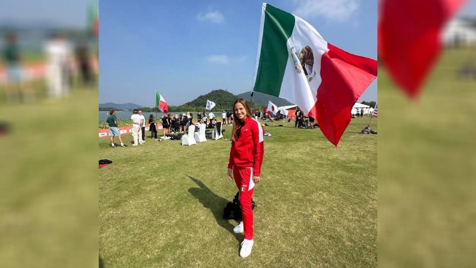 La mexicana Fernanda Larios competirá en la final de Wakeboard China