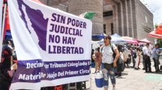 Trabajadores del Poder Judicial liberan accesos de edificio del Consejo de la Judicatura Federal