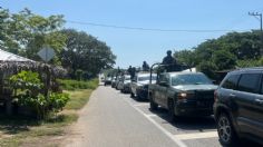 Se mantiene fuerte presencia de instancias de seguridad en Tecpan de Galeana, Guerrero