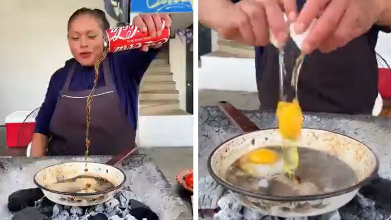 El video se ha vuelto viral en redes sociales, donde usuarios debaten sobre el sabor del peculiar platillo.