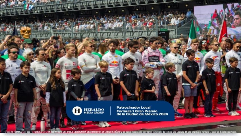 Grid Kids, los 20 niños que acompañarán a los pilotos de F1 en el Gran Premio de México