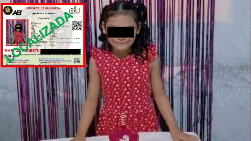 Maritza, una niña de 11 años, salió de su casa y desapareció; la localizan en un municipio diferente al suyo