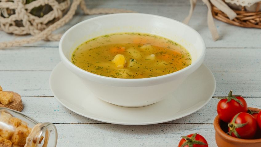 La sopa de chayote perfecta para la dieta porque solo tiene 64 calorías por porción