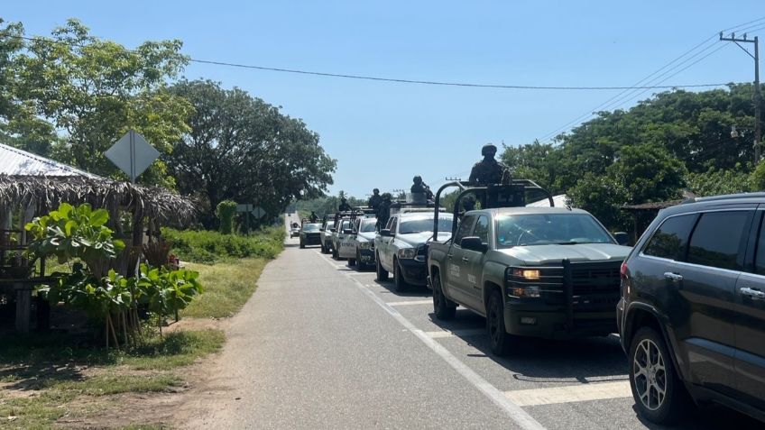 Se mantiene fuerte presencia de instancias de seguridad en Tecpan de Galeana, Guerrero