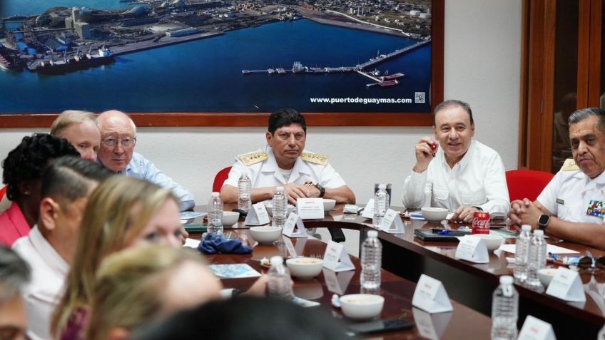 Con modernización del Puerto de Guaymas, Alfonso Durazo afianza relación comercial Sonora-Estados Unidos