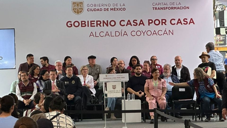 Clara Brugada en Coyoacán