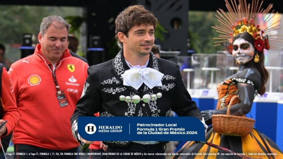 Así es como Charles Leclerc se presentó en el GP de México