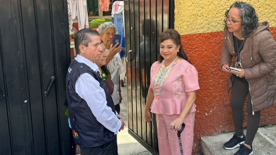 Clara Brugada en Coyoacán