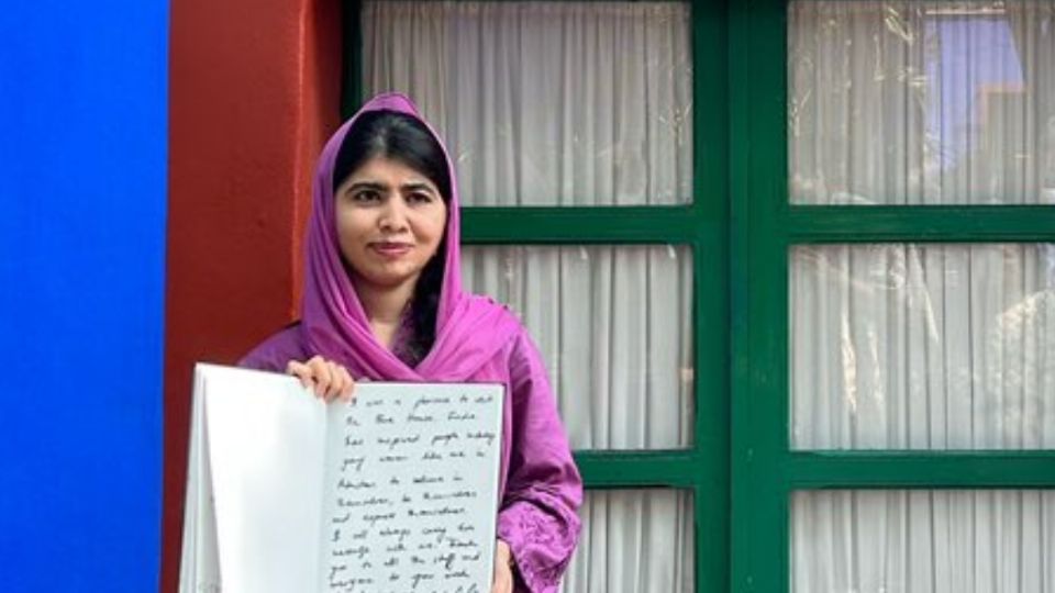 Malala se encuentra de visita en México