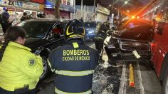 Fuerte choque entre Suburban blindada y Metrobús deja sin servicio a estación Durango