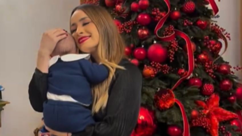 Cynthia Rodríguez comparte nuevas imágenes junto a su hijo, León, así luce el bebé de Carlos Rivera: VIDEO