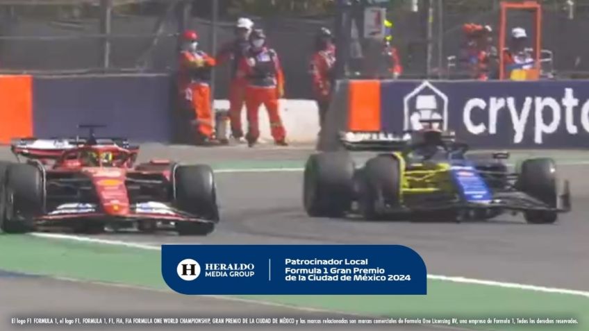 Gran Premio de México: el momento exacto del choque entre Albon y Bearman en el Autódromo Hermanos Rodríguez